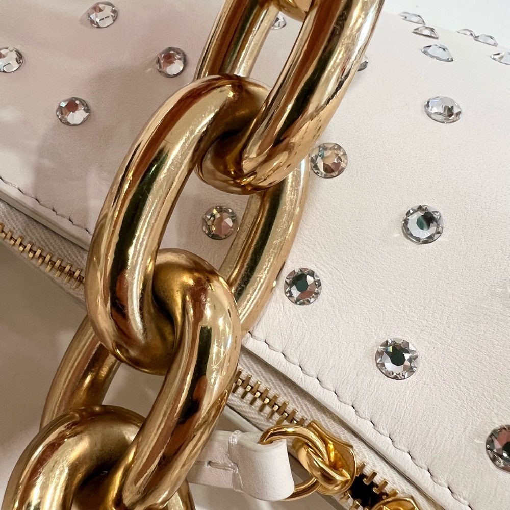 Khaite Alessia Studded Crescent Shoulder Bag - Picture 13 of 14